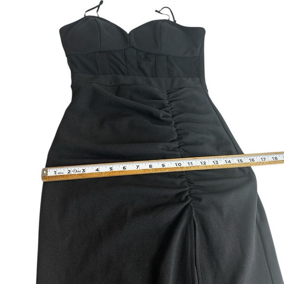 Windsor Black Dress with Sheer Accents, Evening gown, Sweetheart neckline SZ S - Picture 9 of 16